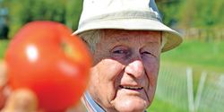 Mannon Gallegly eyes his WV '63 Tomato