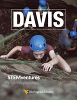 Davis College Fall 2019 Magazine cover with with text STEMventures